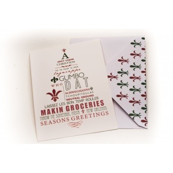 A Spicy Cajun Christmas Greeting Card A Spicy Cajun Christmas Greeting Card