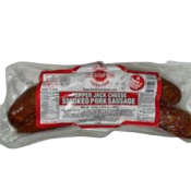 Best Stop Pepper Jack Smoked Pork Sausage 14 oz Best Stop Pepper Jack Smoked Pork Sausage 14 oz