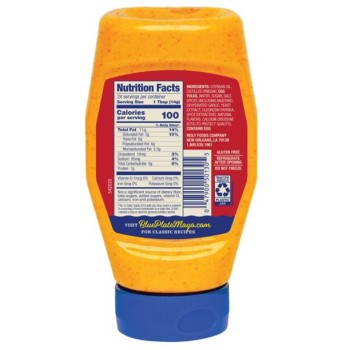 Blue Plate Hot & Spicy Mayonnaise 12 oz Blue Plate Hot & Spicy Mayonnaise 12 oz