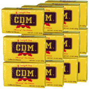 CDM Dark Roast Coffee & Chicory (Auto Drip) 13 oz Brick Pack of 12 CDM Dark Roast Coffee & Chicory (Auto Drip) 13 oz Brick Pack of 12