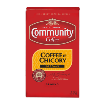 COMMUNITY Coffee & Chicory Rich and Flavorful COMMUNITY Coffee & Chicory Rich and Flavorful