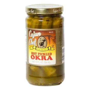 Cajun Chef Hot Pickled Okra 12 oz Cajun Chef Hot Pickled Okra 12 oz