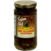 Whole Cajun Chef Hot Jalapeno Peppers 12 oz Whole Cajun Chef Hot Jalapeno Peppers 12 oz