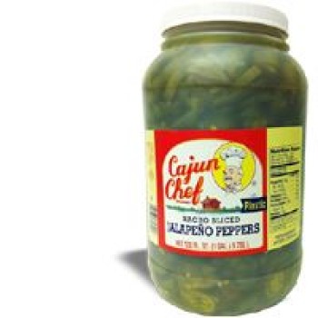 Cajun Chef Nacho Sliced Jalapeno Peppers Gallon Cajun Chef Nacho Sliced Jalapeno Peppers Gallon