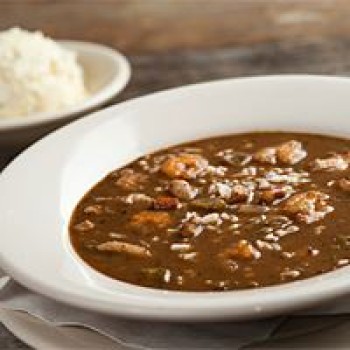 Frozen 2 lb Seafood Gumbo boil-in-bag pack Cajun Grocer