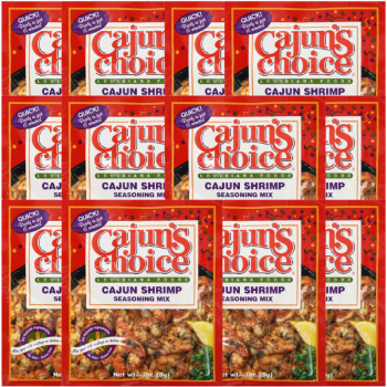 Cajun's Choice Cajun Shrimp Seasoning Mix 3 oz Pack of 12 Cajun's Choice Cajun Shrimp Seasoning Mix 3 oz Pack of 12