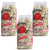 Camellia Brand Dry Large Lima Beans 1lb pack of 3 Camellia Brand Dry Large Lima Beans 1lb pack of 3