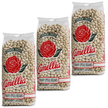 Camellia Navy Pea Beans 1 Pound - 3 Pack Camellia Navy Pea Beans 1 Pound - 3 Pack