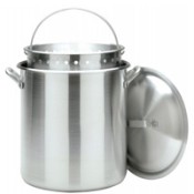 Crawfish Pot 120 Qt. Stockpot w/Lid & Basket- Aluminum Crawfish Pot 120 Qt. Stockpot w/Lid & Basket- Aluminum