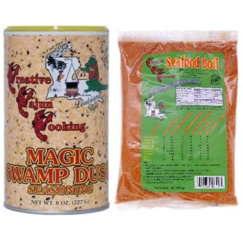 Creative Cajun Cooking Magic Swamp Dust & Seafood Boil Bundle Creative Cajun Cooking Magic Swamp Dust & Seafood Boil Bundle