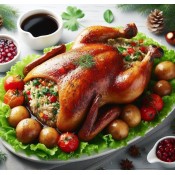 Whole Stuffed Duck with Dirty Rice Whole Stuffed Duck with Dirty Rice