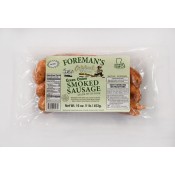 Foreman's Green Onion Smoked Sausage 1 lb Foreman's Green Onion Smoked Sausage 1 lb