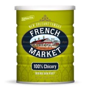 French Market Coffee Dark Roast 100% Ground Chicory 16 oz Can French Market Coffee Dark Roast 100% Ground Chicory 16 oz Can