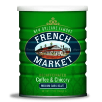French Market Decaf Medium-Dark Roast Coffee & Chicory 12 oz - 3 Pack