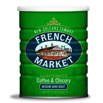 French Market Decaf Medium-Dark Roast Coffee & Chicory 12 oz - 3 Pack French Market Decaf Medium-Dark Roast Coffee & Chicory 12 oz - 3 Pack
