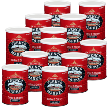French Market Coffee & Chicory City Roast 12 oz Pack of 12