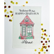 Happy Crazy Fun Kitchen Towel Happy Crazy Fun Kitchen Towel