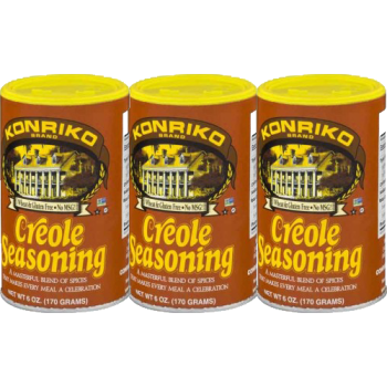 Konriko Creole Seasoning 6 oz Canister Pack of 3 Konriko Creole Seasoning 6 oz Canister Pack of 3