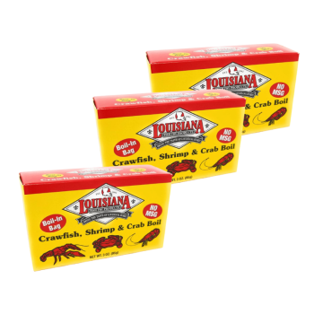 Louisiana Fish Fry Boil-n-a-Bag 3 oz. Crawfish, Shrimp & Crab Boil Pack of 3 Louisiana Fish Fry Boil-n-a-Bag 3 oz. Crawfish, Shrimp & Crab Boil Pack of 3