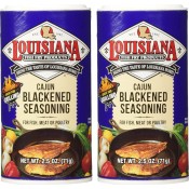 Louisiana Fish Fry Cajun Blackened Seasoning 2.5 oz Pack of 2 Louisiana Fish Fry Cajun Blackened Seasoning 2.5 oz Pack of 2