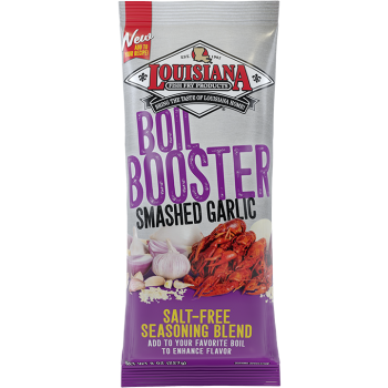 Louisiana Fish Fry Smashed Garlic Boil Booster 8 oz Louisiana Fish Fry Smashed Garlic Boil Booster 8 oz
