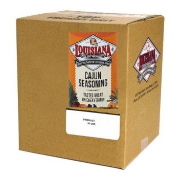 Louisiana Fish Fry Cajun Seasoning 50 pound box Louisiana Fish Fry Cajun Seasoning 50 pound box