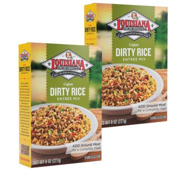 Louisiana Fish Fry Dirty Rice MIx 8 oz - Pack of 2 Louisiana Fish Fry Dirty Rice MIx 8 oz - Pack of 2