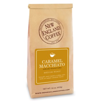 New England Caramel Macchiato Coffee 11 oz Closeout New England Caramel Macchiato Coffee 11 oz Closeout