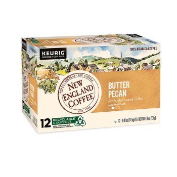 New England Coffee Butter Pecan single serve New England Coffee Butter Pecan single serve