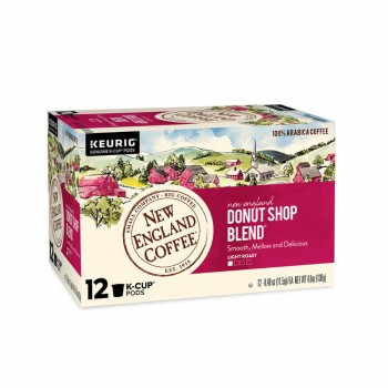 New England Coffee Donut Shop Blend Single Serve 12 ct Box New England Coffee Donut Shop Blend Single Serve 12 ct Box