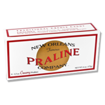 New Orleans Famous Praline Company - 4 - 1.5 oz Creamy Pralines New Orleans Famous Praline Company - 4 - 1.5 oz Creamy Pralines