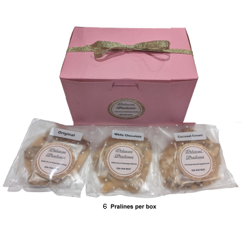 Orleans Pralines Assorted Pralines 6 Pack Orleans Pralines Assorted Pralines 6 Pack