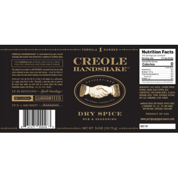 PERIQUE - Creole Handshake Dry Spice Rub & Seasoning 5 Oz PERIQUE - Creole Handshake Dry Spice Rub & Seasoning 5 Oz