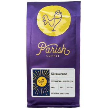 Parish Dark Roast Blend Ground 12 oz bag Parish Dark Roast Blend Ground 12 oz bag
