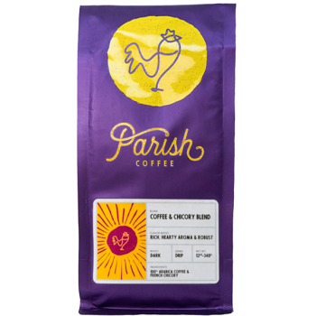Parish Coffee and Chicory Ground 12 oz bag Parish Coffee and Chicory Ground 12 oz bag