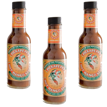 Pickapeppa Hot Mango Sauce 5 oz Pack of 3 Pickapeppa Hot Mango Sauce 5 oz Pack of 3