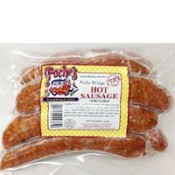 Poche's Bridge Hot Sausage 3 lb Poche's Bridge Hot Sausage 3 lb