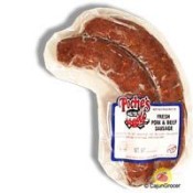 Poche's Fresh Beef & Pork Sausage 1 LB. Poche's Fresh Beef & Pork Sausage 1 LB.