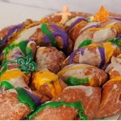 Poupart's Peanut Butter & Cream Cheese King Cake Poupart's Peanut Butter & Cream Cheese King Cake