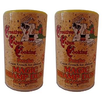 Creative Cajun Cooking Proche Magic Swamp Dust No MSG 8 oz Pack of 2 Creative Cajun Cooking Proche Magic Swamp Dust No MSG 8 oz Pack of 2