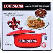 Red Louisiana Dutch Oven Jambalaya Pot Red Louisiana Dutch Oven Jambalaya Pot