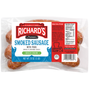 Richard's Green Onion Pork Sausage 1 lb Richard's Green Onion Pork Sausage 1 lb