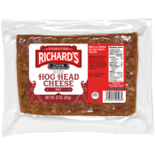 Richard's Hot Hog Head Cheese 10 oz Richard's Hot Hog Head Cheese 10 oz