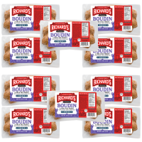 Richard's Smoked Pork Boudin 16 oz Pack of 10