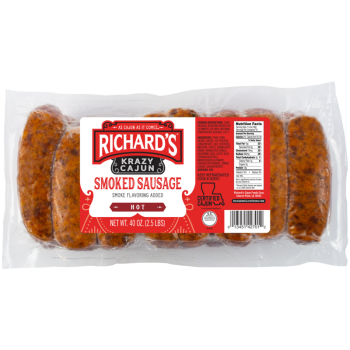 Richard's Smoked Pork Hot Links 2 lb Richard's Smoked Pork Hot Links 2 lb