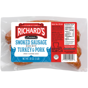 Richard's Smoked Turkey Sausage 1 lb Richard's Smoked Turkey Sausage 1 lb
