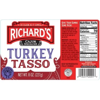 Richard's Turkey Tasso 8 oz Richard's Turkey Tasso 8 oz