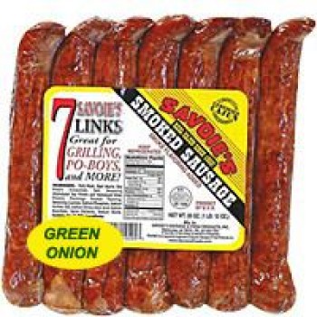 Savoie's 7 Links Smoked Mixed Green Onion 28 oz Savoie's 7 Links Smoked Mixed Green Onion 28 oz
