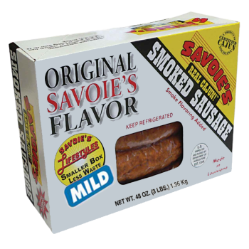 Savoie's Smoked Mixed Mild Sausage 3 lb Savoie's Smoked Mixed Mild Sausage 3 lb