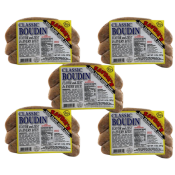 Savoie's Classic Pork Boudin 14 oz Pack of 5 Savoie's Classic Pork Boudin 14 oz Pack of 5